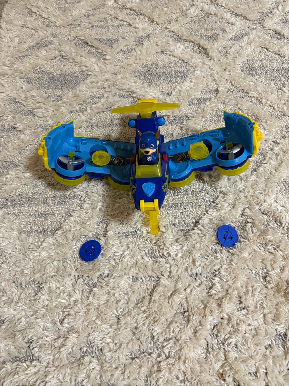 Paw Patrol flip and fly chase transforming vehicle helicopter